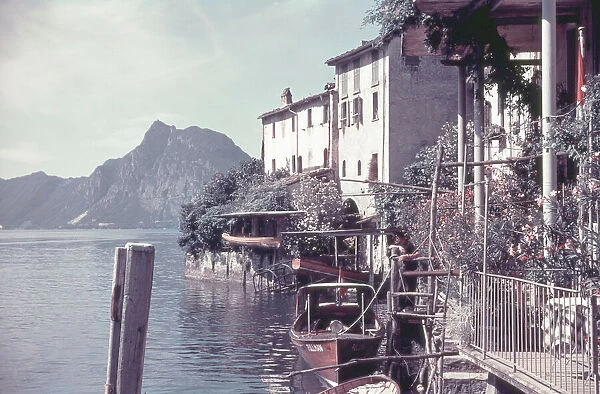 Gandria Village, Lake Lugano, Switzerland July 1938