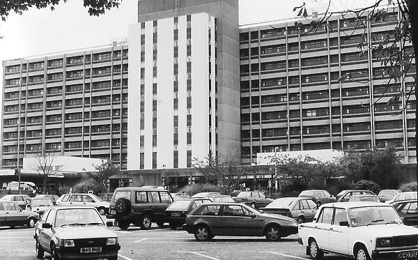 Gartnavel General Hospital, Glasgow exterior Circa 1987