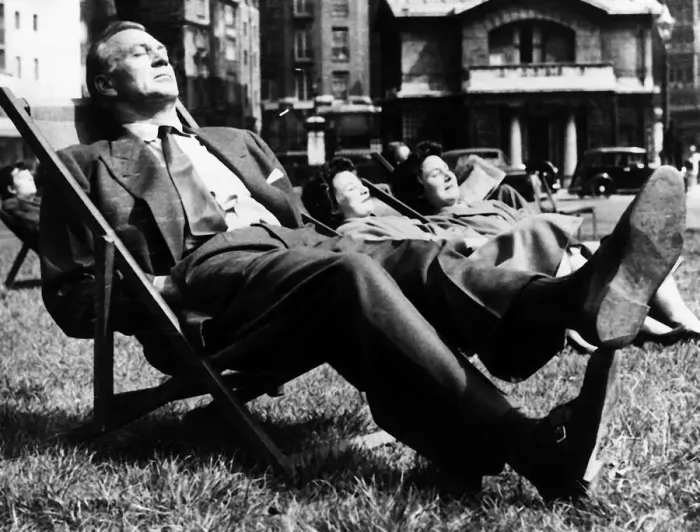 Framed Print : Gary Cooper American actor in Hyde Park London April 1955 Framed Print : Gary Cooper American actor in Hyde Park London April 1955