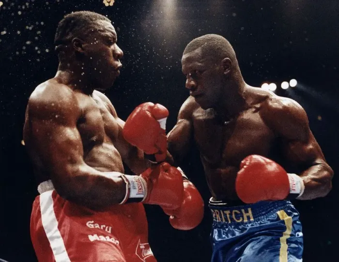 Framed Print : Gary Mason Boxer during fight with James Pritchard Framed Print : Gary Mason Boxer during fight with James Pritchard