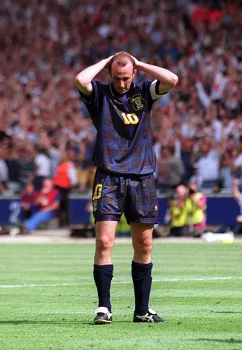 Framed Print : Gary Mcallister misses the chance to equalise with a penalty shot during the England v Framed Print : Gary Mcallister misses the chance to equalise with a penalty shot during the England v