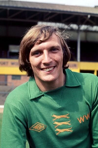 Gary Pierce, football player of Wolverhampton Wanderers FC August 1976