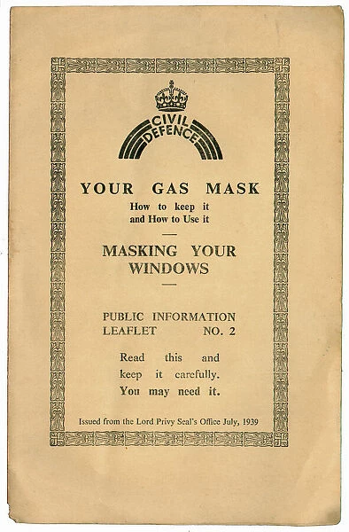 Your Gas Mask: How to keep it and How to Use it. Masking Your Windows