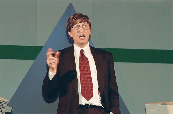 Bill Gates C. E. O. of Microsoft seen here at 'Inside Track 95'event at the N. E