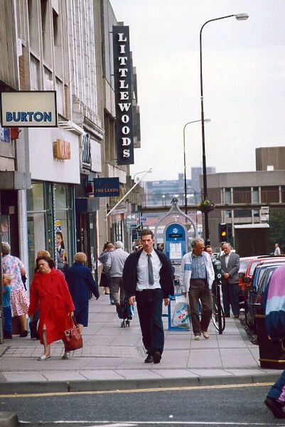 Gateshead High Street. 12th August 1992