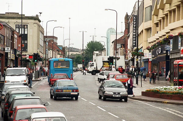 Gateshead High Street. 3rd August 1998