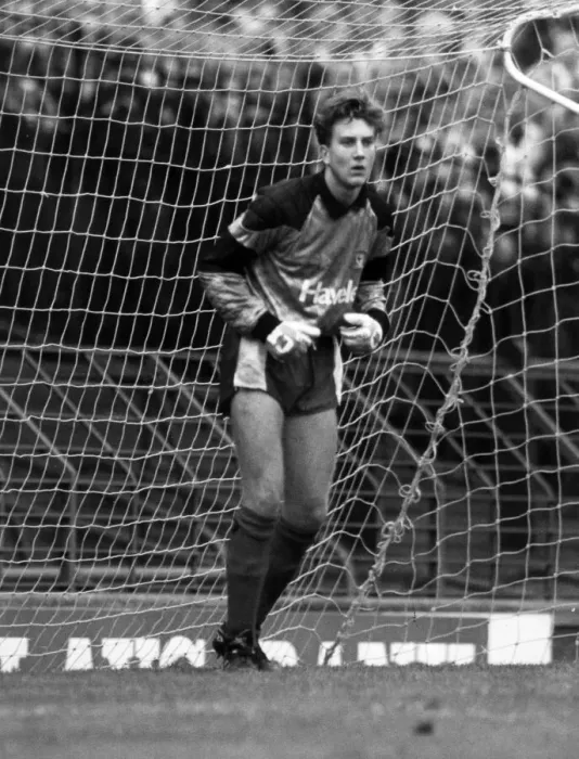 Framed Print : Gavin Ward, Cardiff City Goalkeeper, 1989 - 1993. 59 Appearances. Circa 1991 Framed Print : Gavin Ward, Cardiff City Goalkeeper, 1989 - 1993. 59 Appearances. Circa 1991
