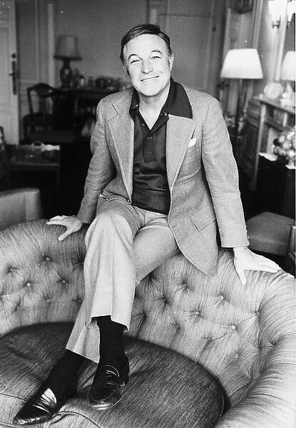 Gene Kelly at the Savoy Hotel London. 30th September 1974