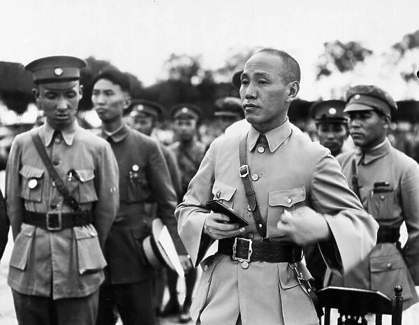 General Chiang Kai Shek, Commander in chief of Nanking Government Forces