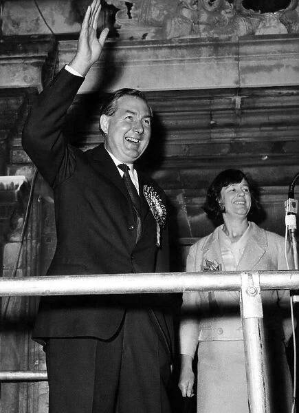 General Election 16-10-64. Jim Callahan pictured at Cardiff. October 1964 P018729