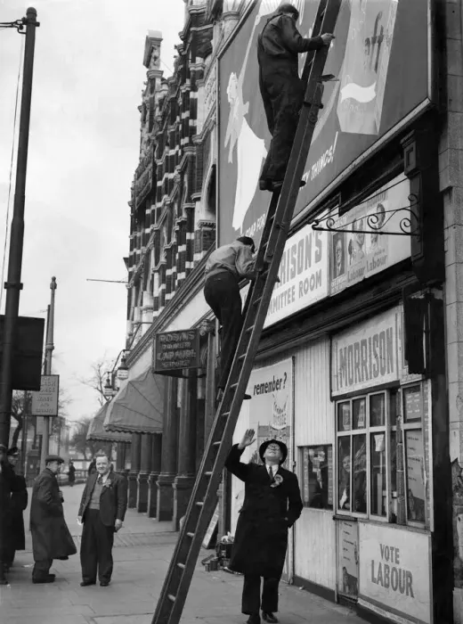 Framed Print : General Election 1950. Labour can afford to defy old superstitions