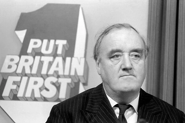General Election 1974: Conservative party press conference at their H. Q