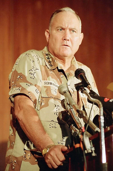 General Norman Schwarzkopf, commander of United States Central Command