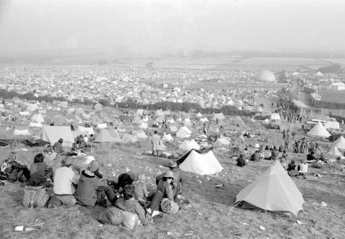 Framed Print : General scene at the Isle of Wight Pop Festival 30th August 1970 Framed Print : General scene at the Isle of Wight Pop Festival 30th August 1970