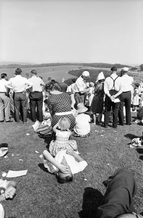 Framed Print : General scenes during the first day at Glorious Goodwood showing spectators