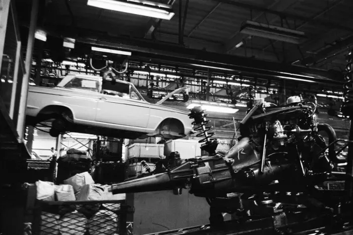 Framed Print : General scenes inside the Ford motor factory in Dagenham Framed Print : General scenes inside the Ford motor factory in Dagenham