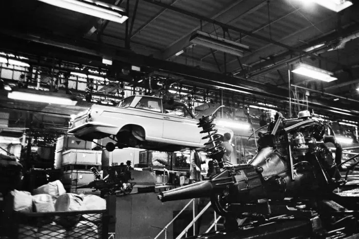 Framed Print : General scenes inside the Ford motor factory in Dagenham Framed Print : General scenes inside the Ford motor factory in Dagenham