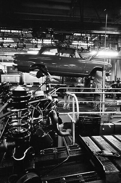 General scenes inside the Ford motor factory in Dagenham