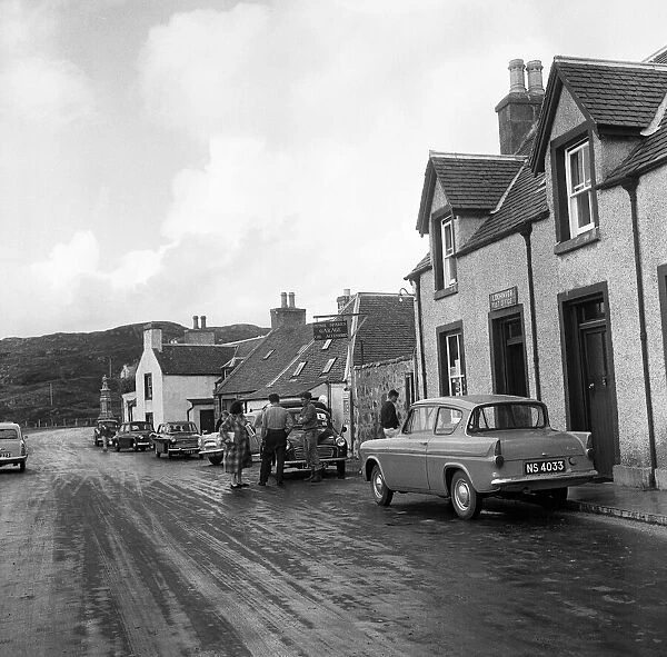 General scenes of Lochinver, a village on the coast in the Assynt district of Sutherland