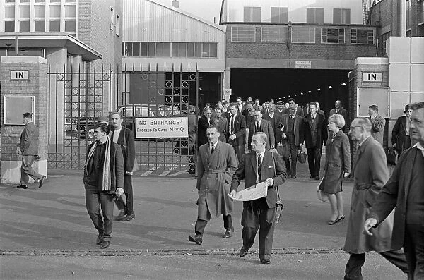 General scenes outside the BMC factory in Longbridge, Birmingham during the ongoing