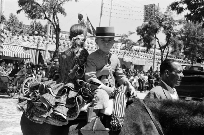 Framed Print : General scenes at Seville Fair. Seville, Spain. April 1966 Framed Print : General scenes at Seville Fair. Seville, Spain. April 1966
