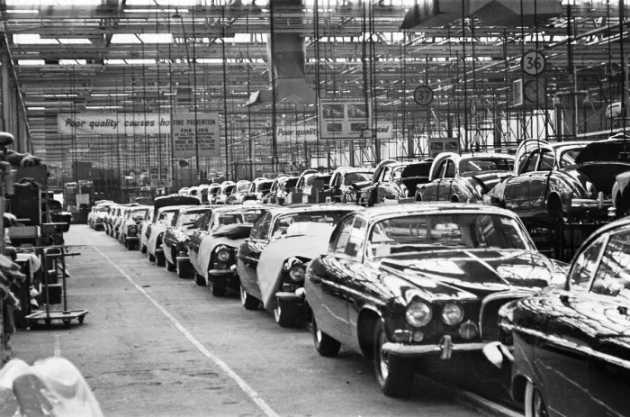 Framed Print : General scenes showing the new Jaguar cars coming off the production line at the plant Framed Print : General scenes showing the new Jaguar cars coming off the production line at the plant