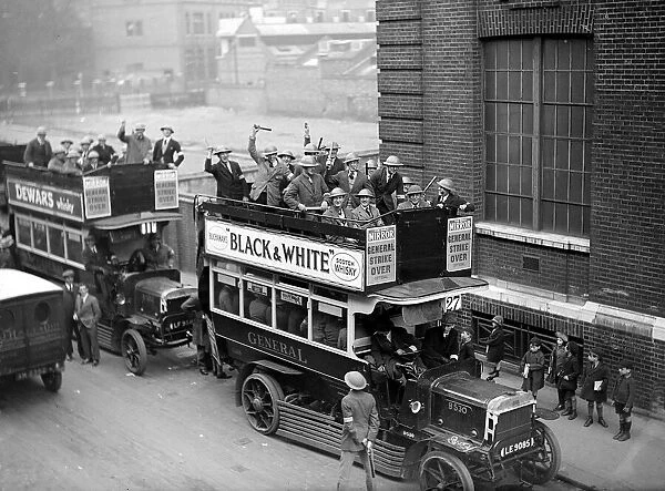 General Strike Scene May 1926 End of general strike scenes