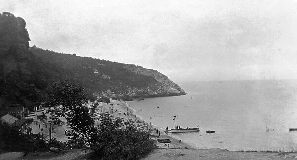 General view of a Devon coast line. 1926. Tyrell Collection