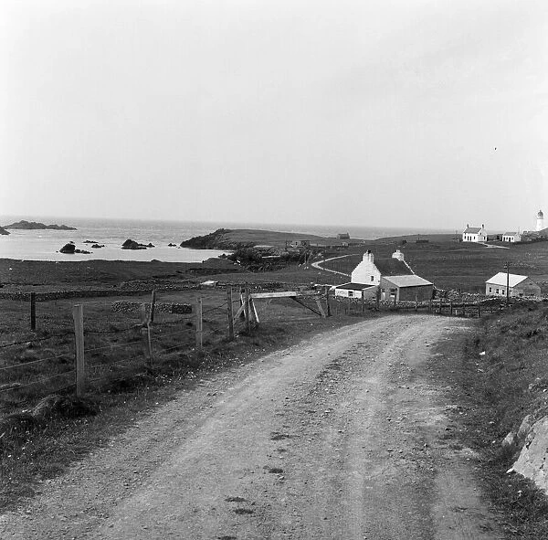 General view of Fair Isle, Scotland. 22nd June 1964