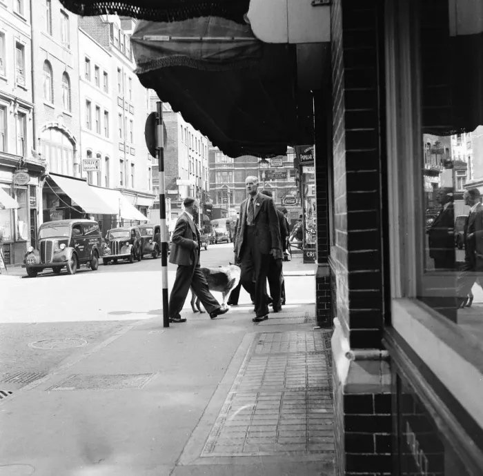 Framed Print : General view of Frith Street, Soho, London, 26th June 1956