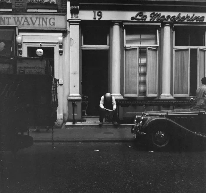Framed Print : General view of Frith Street, Soho, London, 26th June 1956 Framed Print : General view of Frith Street, Soho, London, 26th June 1956