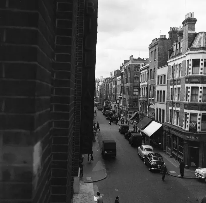 Framed Print : General view of Frith Street, Soho, London, 26th June 1956