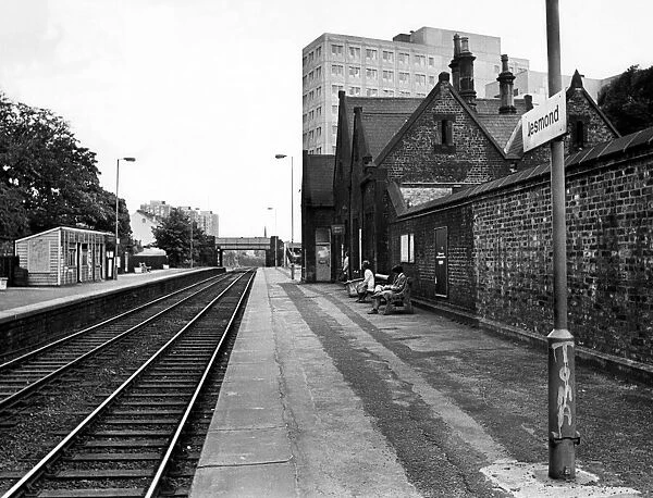 A general view of Jesmond Railway Station on 4th September 1975