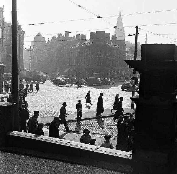 A general view of Liverpool, Merseyside, 13th May 1954