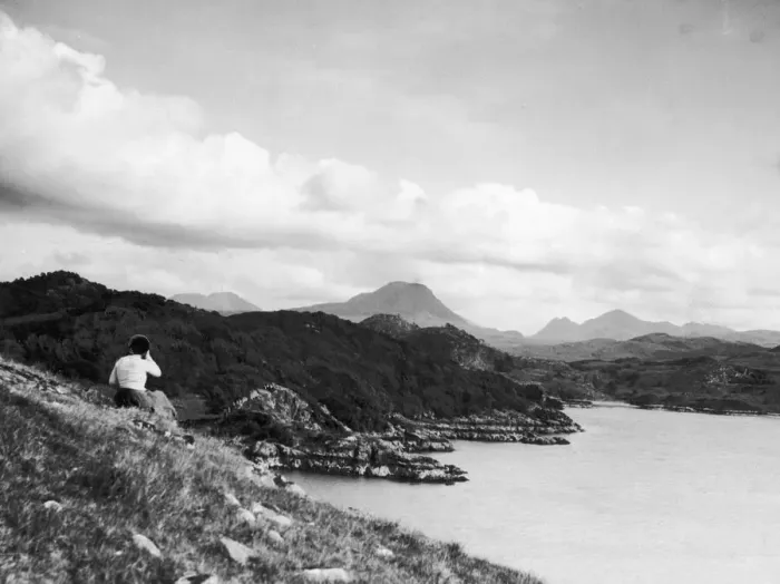 Framed Print : General view showing Gairloch Bay in the Western Highlands, Scotland Framed Print : General view showing Gairloch Bay in the Western Highlands, Scotland