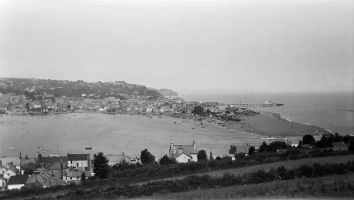 Framed Print : General View of Teignmouth, Devon. 1926. Tyrell Collection