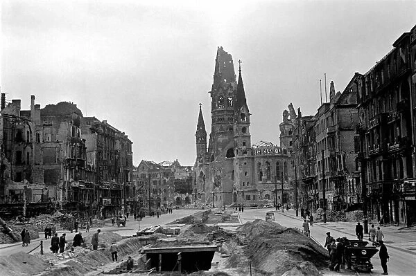 General views of Berlin following the Occupation of the British sector by UK Troops at
