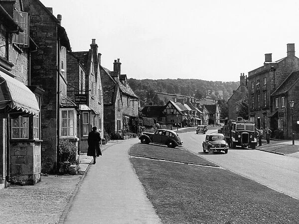 General views of Broadway, Worcestershire. c. 1960. Local Caption watscan