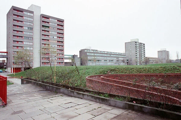 General views of Ferrier housing estate in Kidbrooke, Greenwich, south London