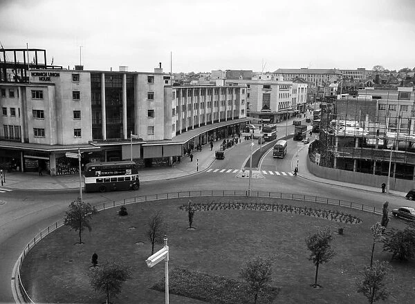 General views of Plymouth, Devon. 18th May 1956