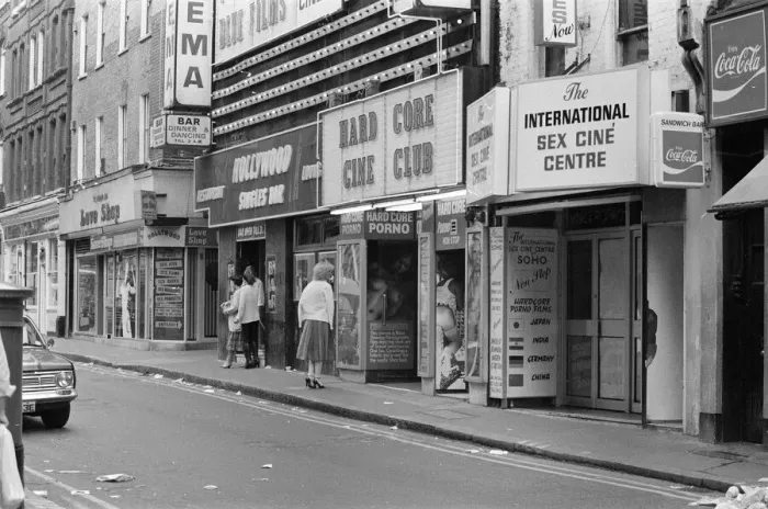Framed Print : General views of Soho, London. 16th August 1980
