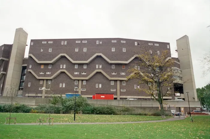 Framed Print : General views of Southwyck House Housing Estate aka Barrier Block Framed Print : General views of Southwyck House Housing Estate aka Barrier Block