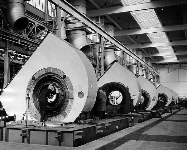 Generators being assembled at Bristol Siddeley, Ansty engineering works