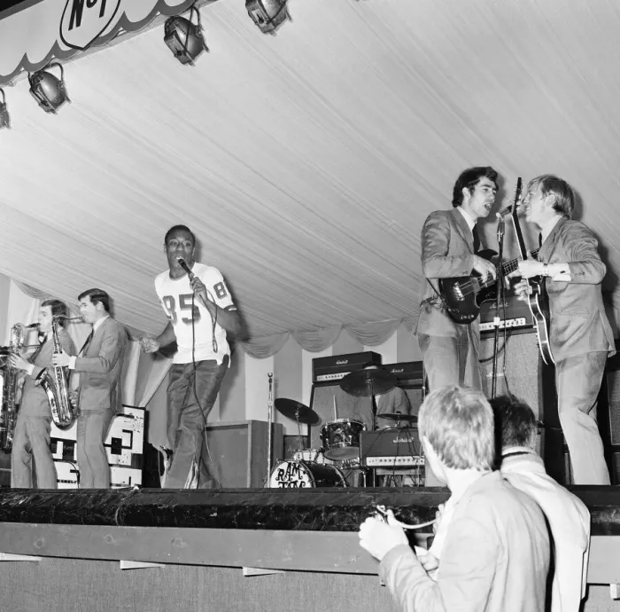 Framed Print : Geno Washington and the Ram Jam Band on stage at the 6th National Jazz Framed Print : Geno Washington and the Ram Jam Band on stage at the 6th National Jazz