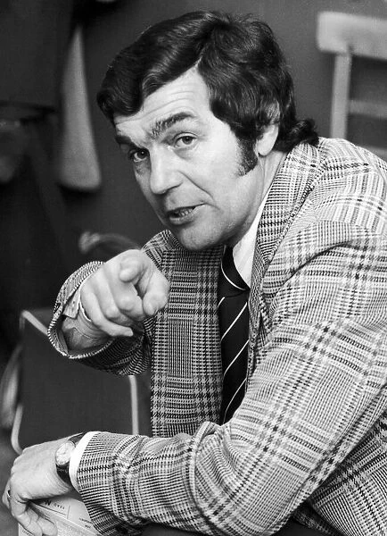 Geoff Coleman, Nuneaton Borough FC Manager. 8th November 1975