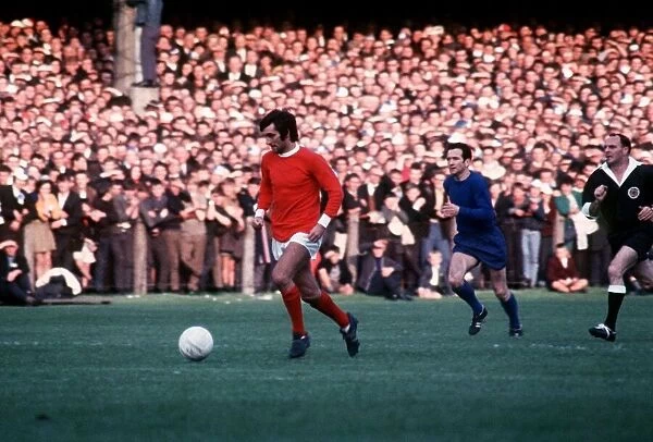 George Best 1968 in action against Waterford for Manchester United in the European Cup