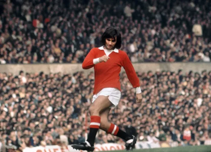 Framed Print : George Best action for Manchester United October 1971