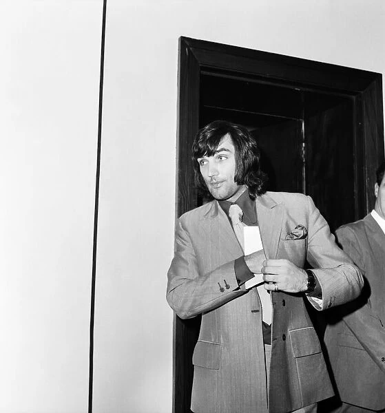George Best appeals against a Referees decision about an incident