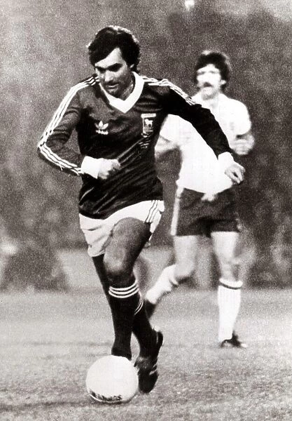 George Best Football Player playing for Ipswich in a testimonial against an England XI