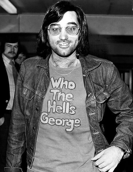 George Best footballer leaves Heathrow Airport for Los Angeles to play for American team